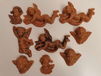 Wachsengel / Christbaumschmuck