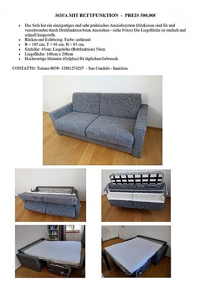 SOFA MIT BETTFUNKTION