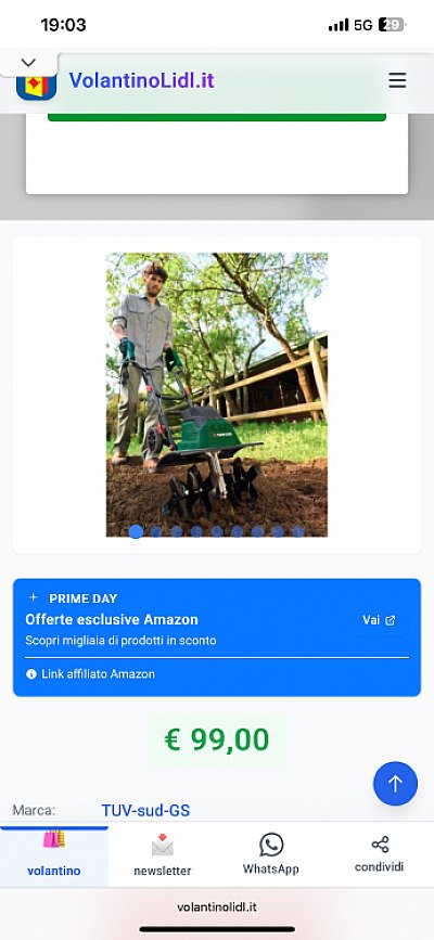Motozappa elettrica