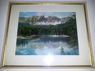 Bild von Berglandschaft mit See