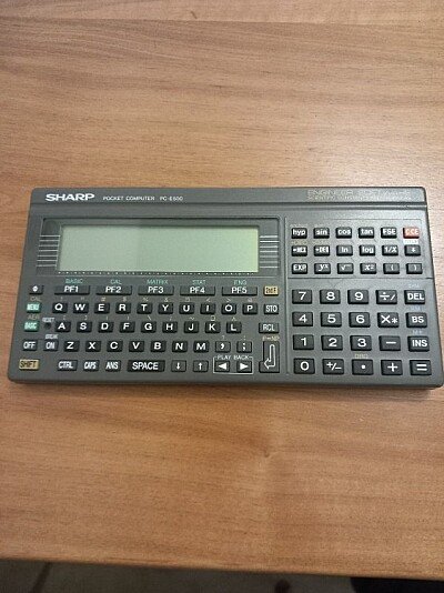 SHARP Pocket Computer PC-E500